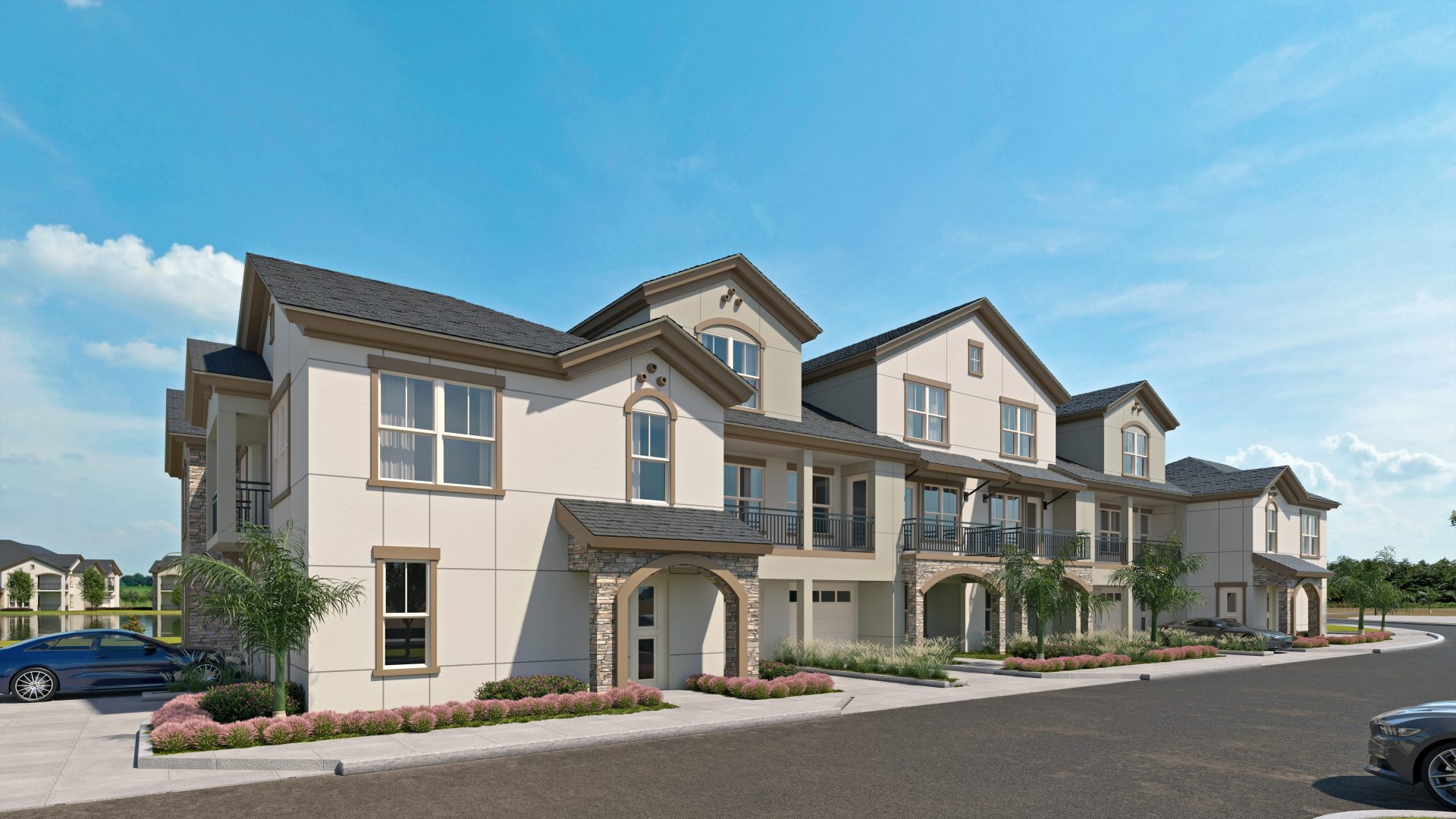 Victory Park Multifamily Housing Rendering